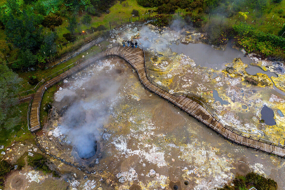 Insel Sao Miguel, Azoren, Portugal. Lagoa das Furnas