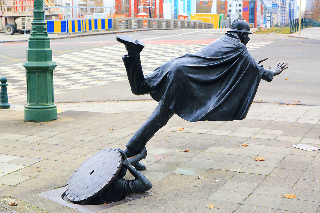 Europe,Belgium,Brussels,statue