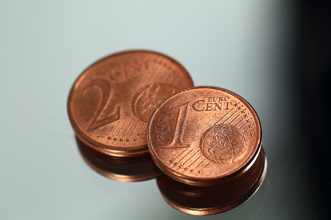 Still life on the theme of removing red coins