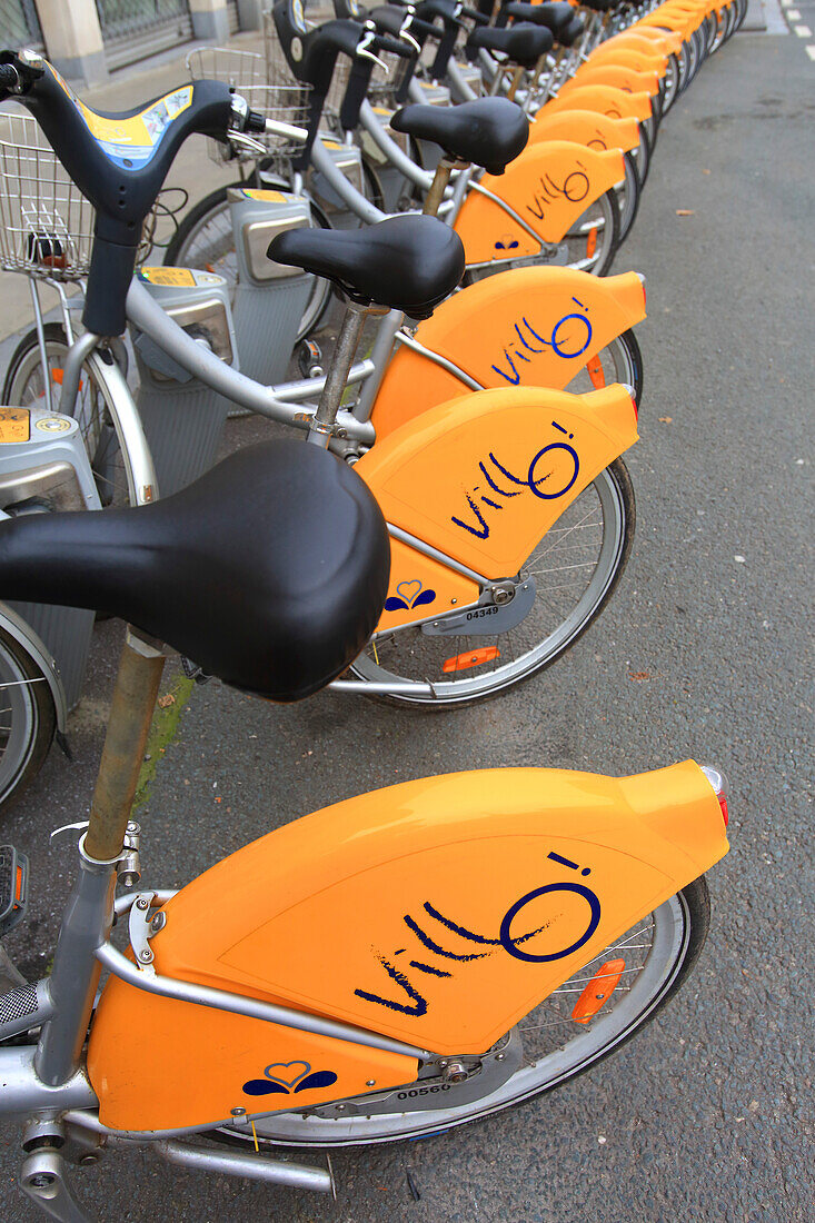 Brussels,Villo,self-service bikes