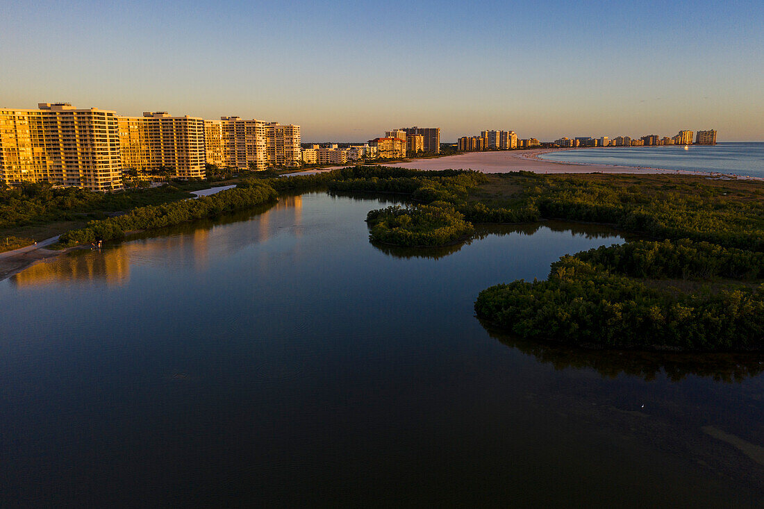 Usa,Florida.  Collier County. Marco Island,Tigertail Beach