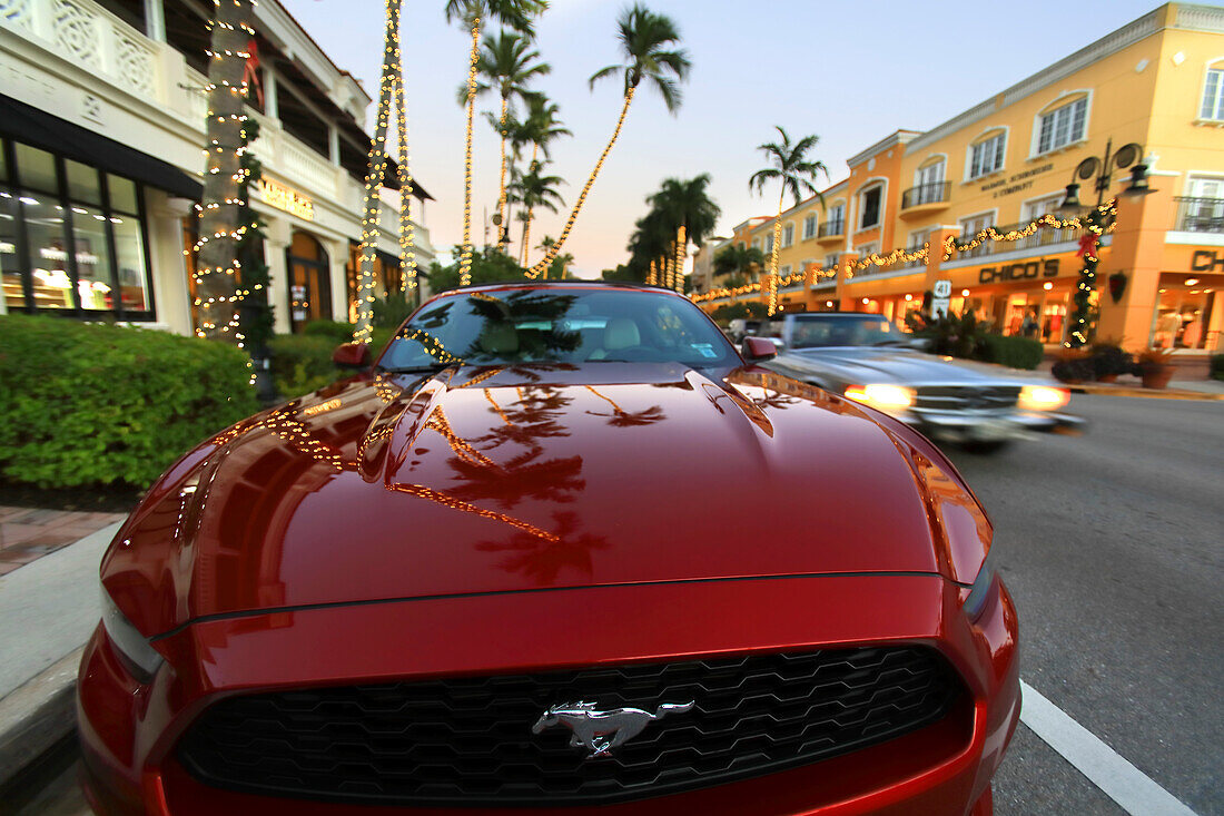 Vereinigte Staaten, Florida. Naples. Ford Mustang