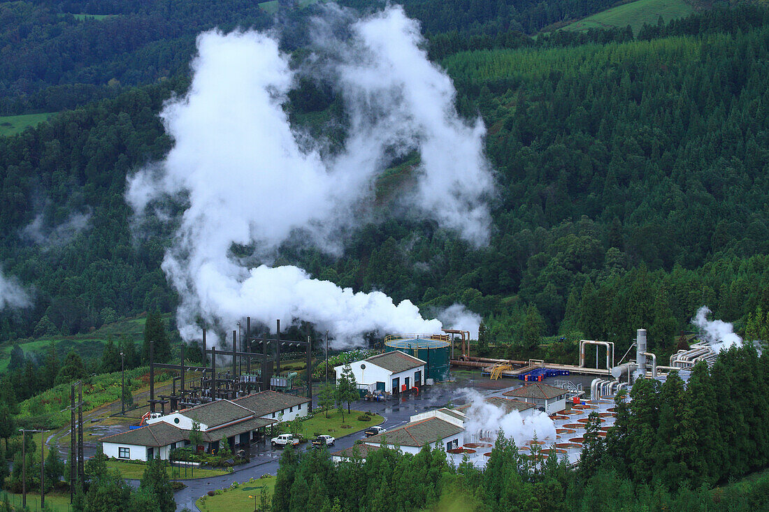 Sao Miguel Island,Azores,Portugal. Ribeira grande Thermic station