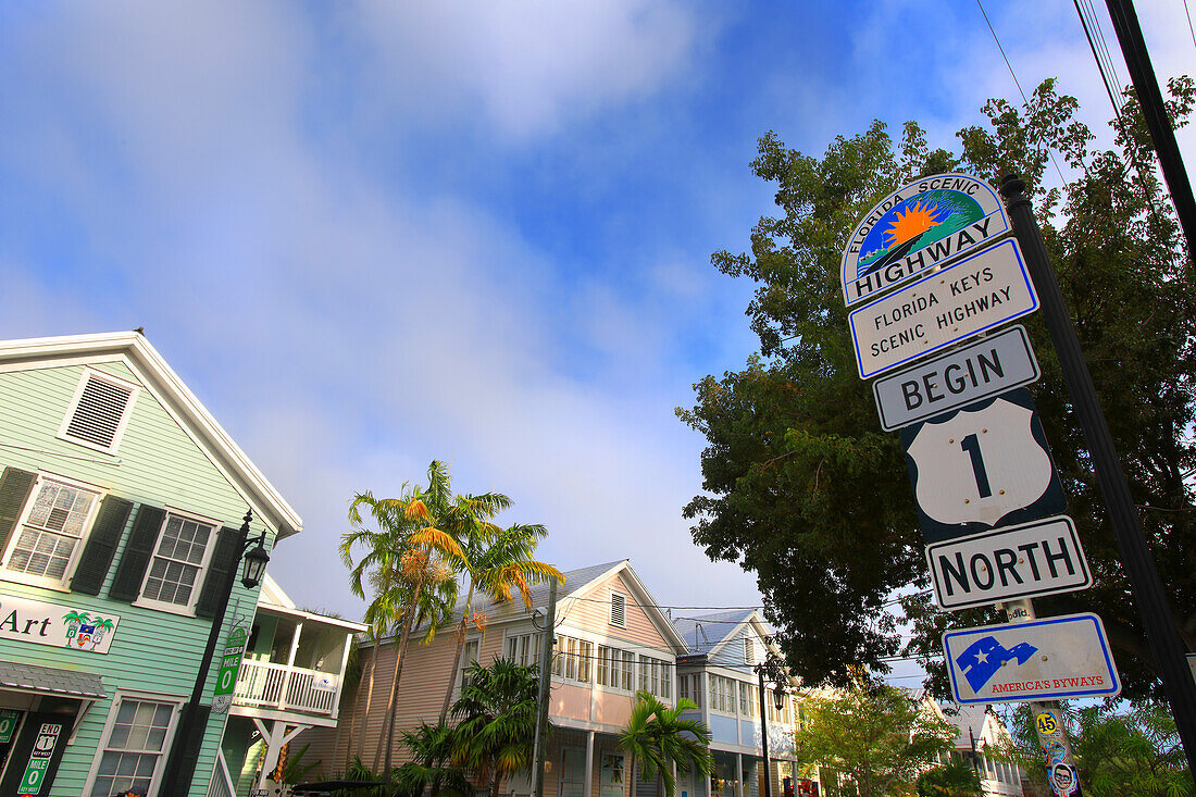 Usa,Florida. Key West. Stadtzentrum