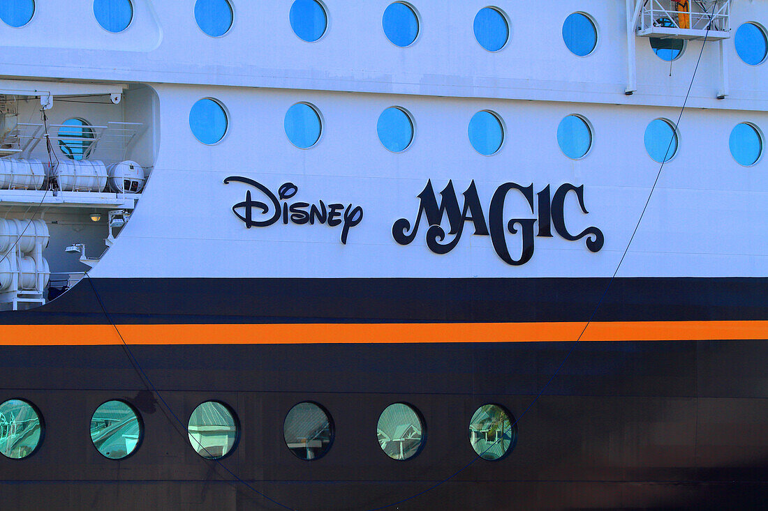 USA,Florida,Disney Magic,Disney Cruise Line, Walt Disney Company.