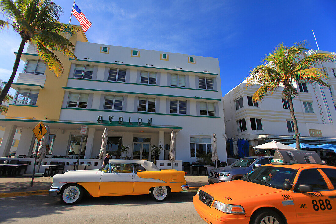 Usa,Florida,Miami. South Beach. Ocean Drive