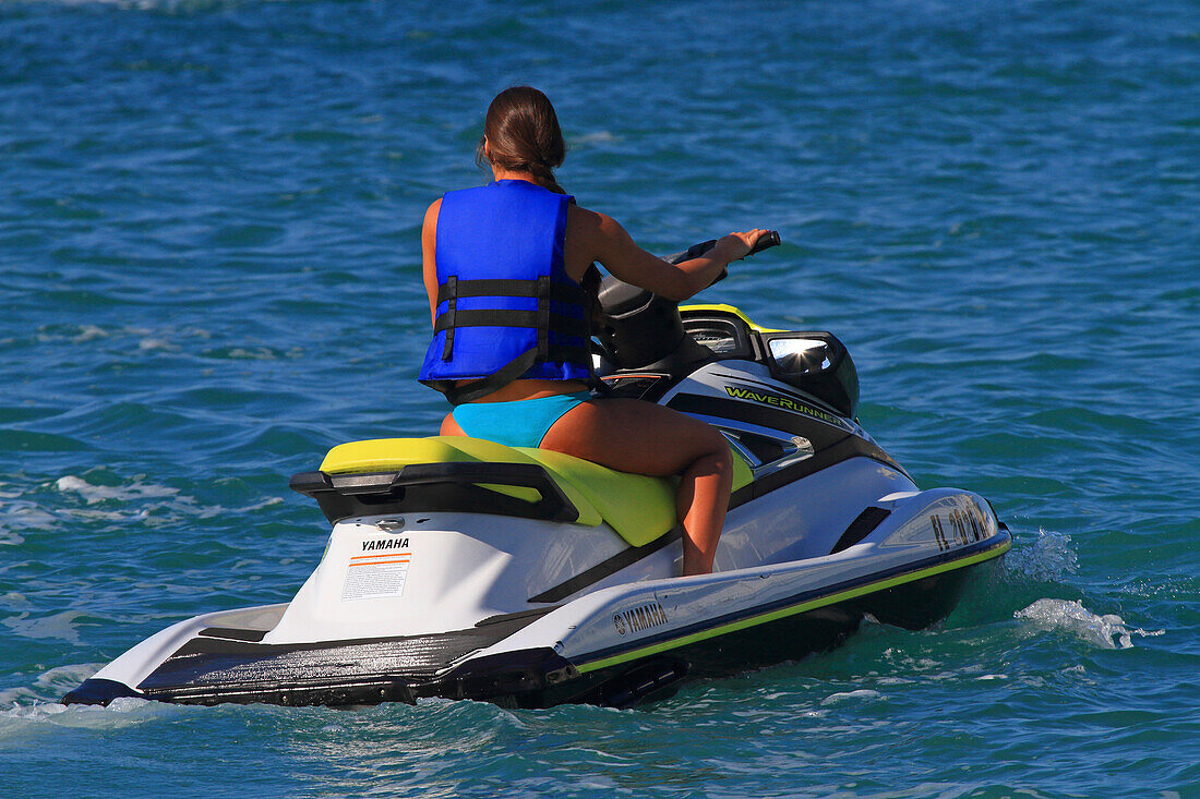 Jet-Ski-Frau