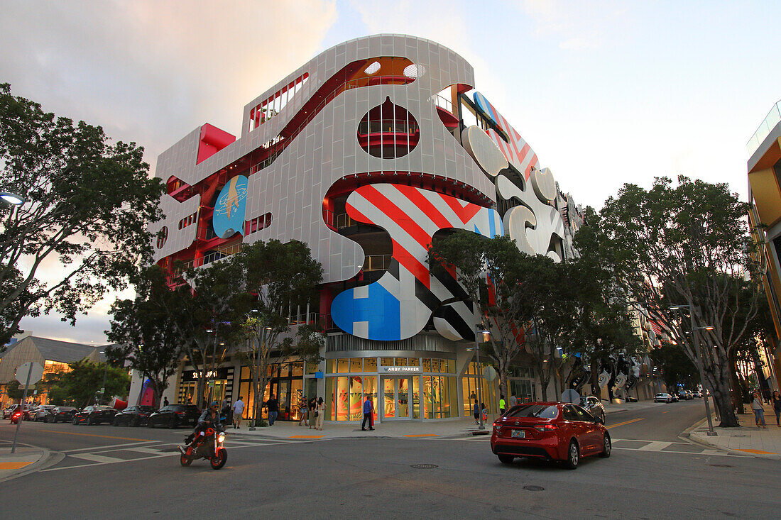 USA,Florida,Miami,Design District. Museum Garage