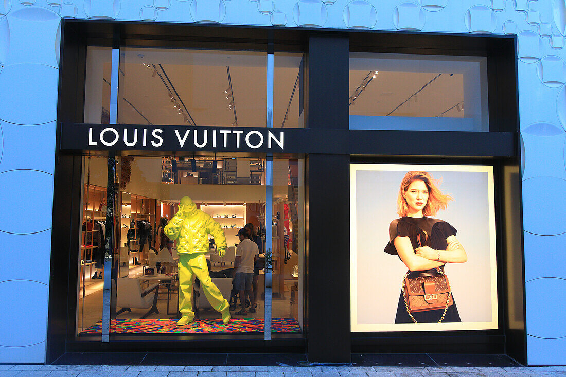 USA, Florida, Miami, Design District. Louis Vuitton