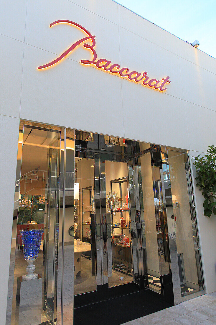 Usa,Florida,Miami,Design District. Baccarat