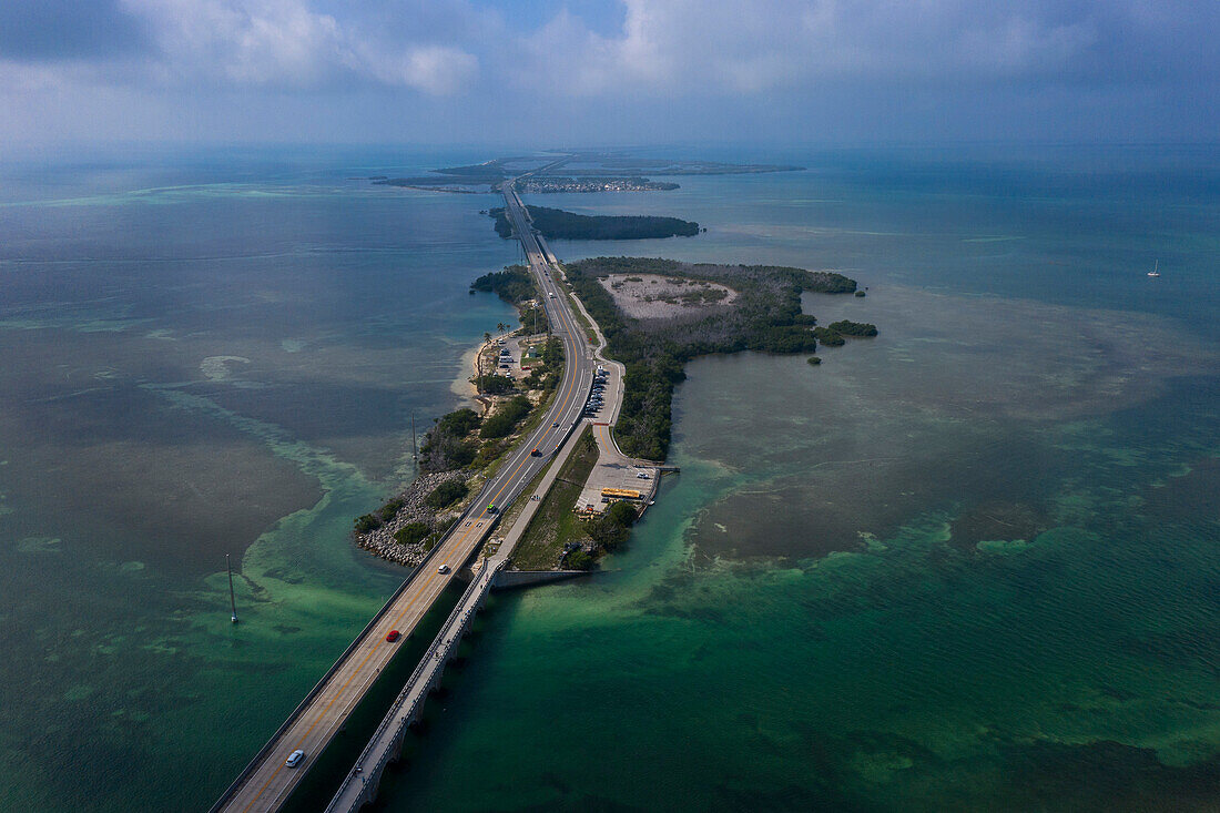 USA,Florida,Keys. Kleiner Duck Key. Übersee-Autobahn