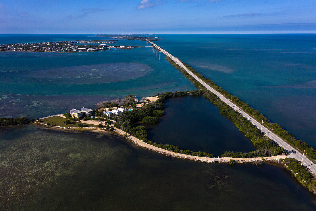 USA,Florida,Keys,Walkers Island. Overseas Highway