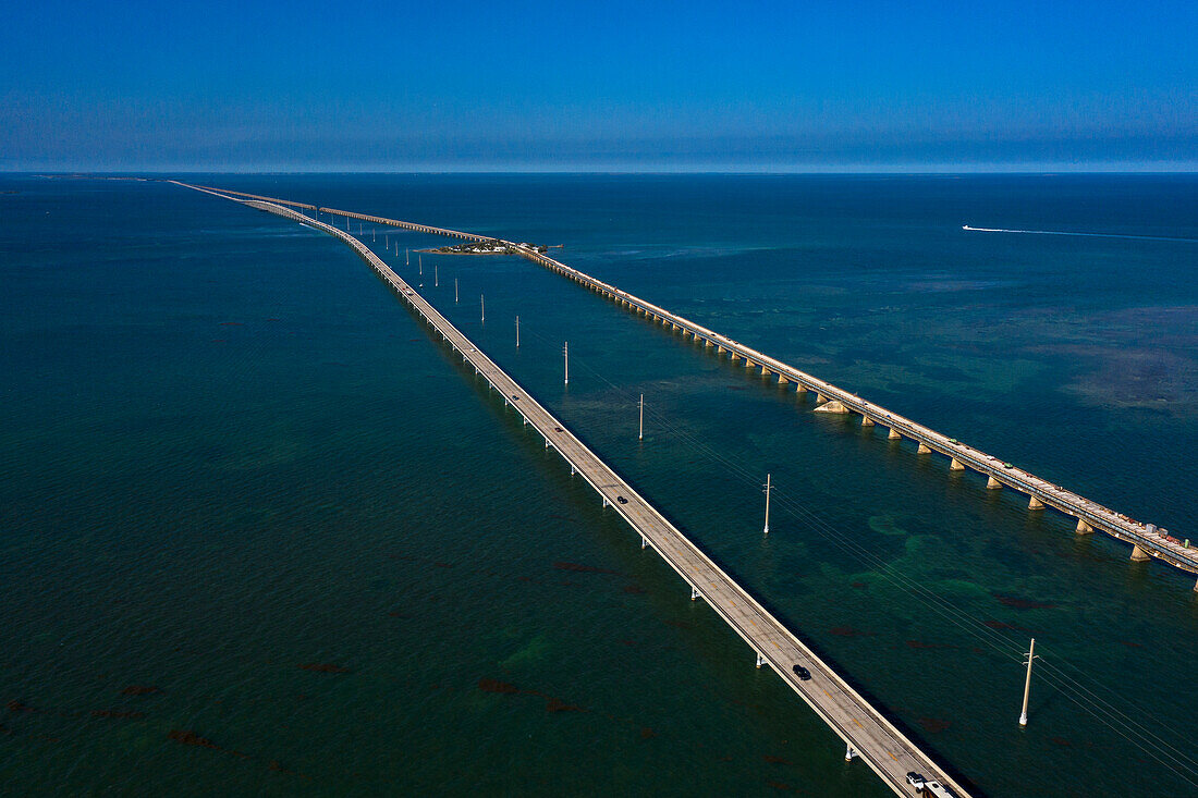 USA,Florida,Keys. Übersee-Autobahn