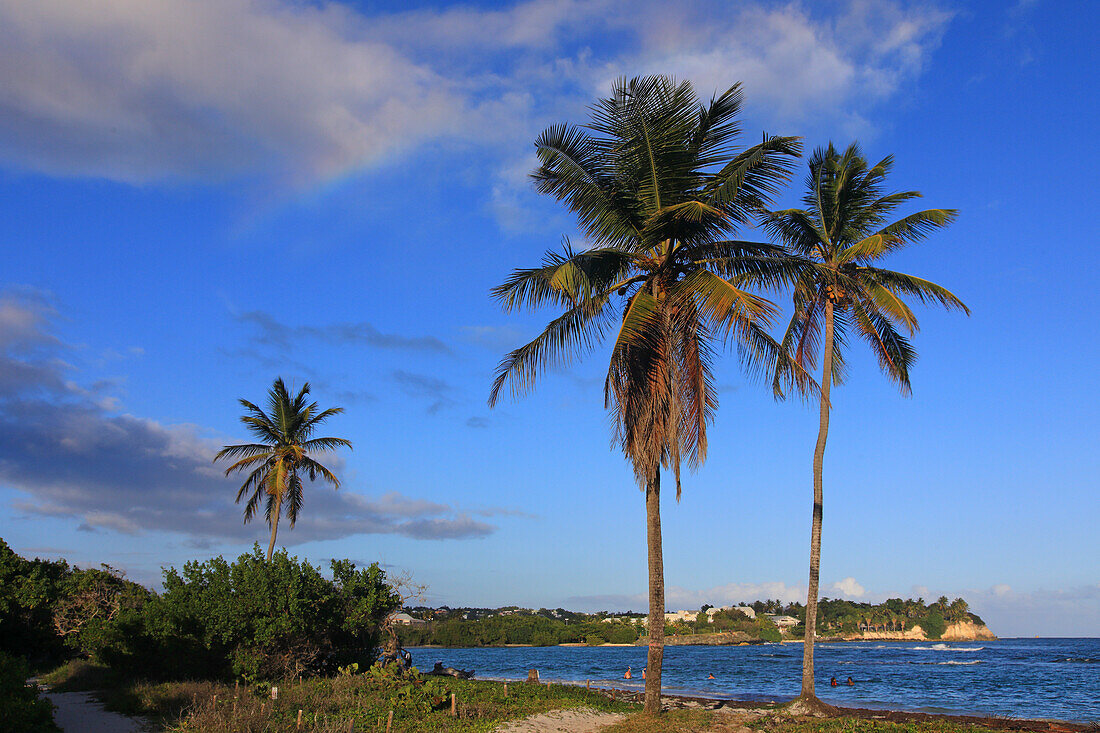 Frankreich,Französische Antillen,Guadeloupe. Le Gosier.Saint-Felix Strand