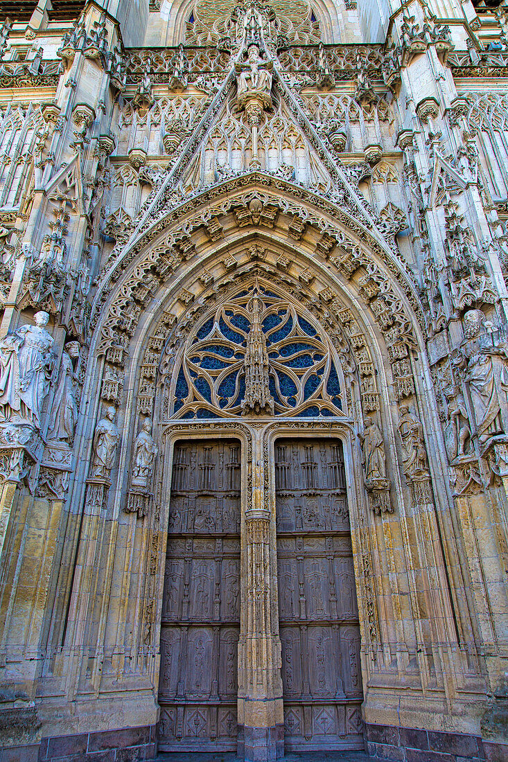 Frankreich,Hauts de France,Somme. Abbeville, Stadtzentrum. Kollegium Saint-Vulfran d'Abbeville