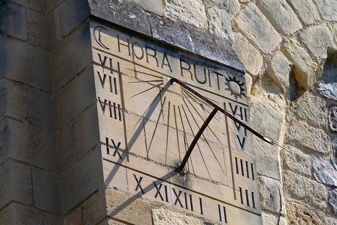 France,Hauts de France,Somme. Abbeville,center city. Beffroi. Sundial