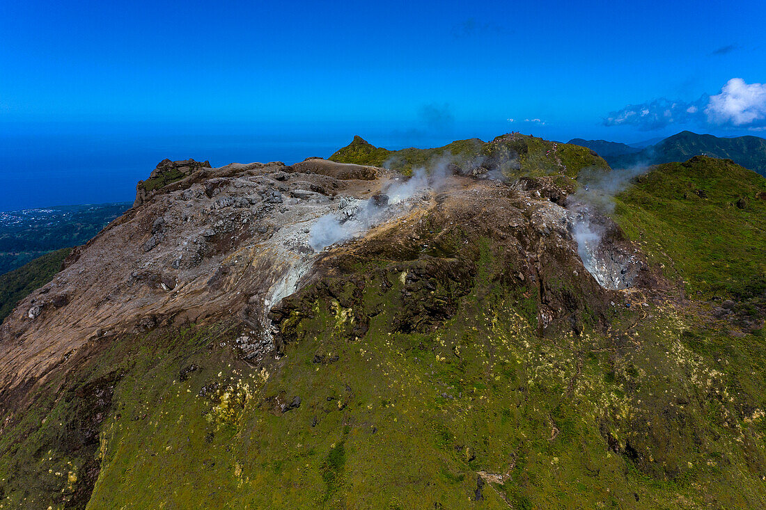 France,Guadeloupe. La Soufriere