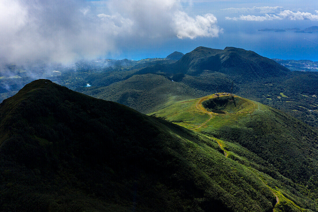 Frankreich,Guadeloupe. La Soufriere