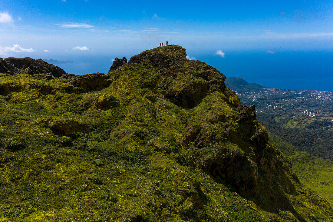 France,Guadeloupe. La Soufriere