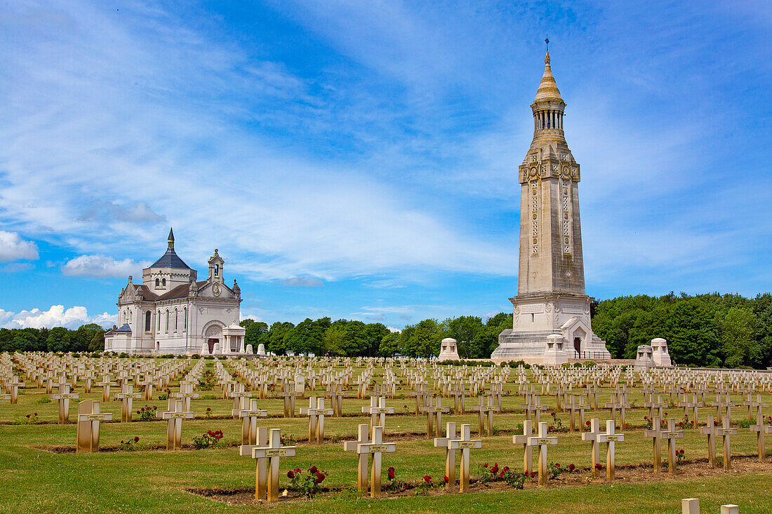 France,Hauts de France,Pas de Calais. WWII Memorial,Notre Dame de Lorette. Ablain saint nazaire