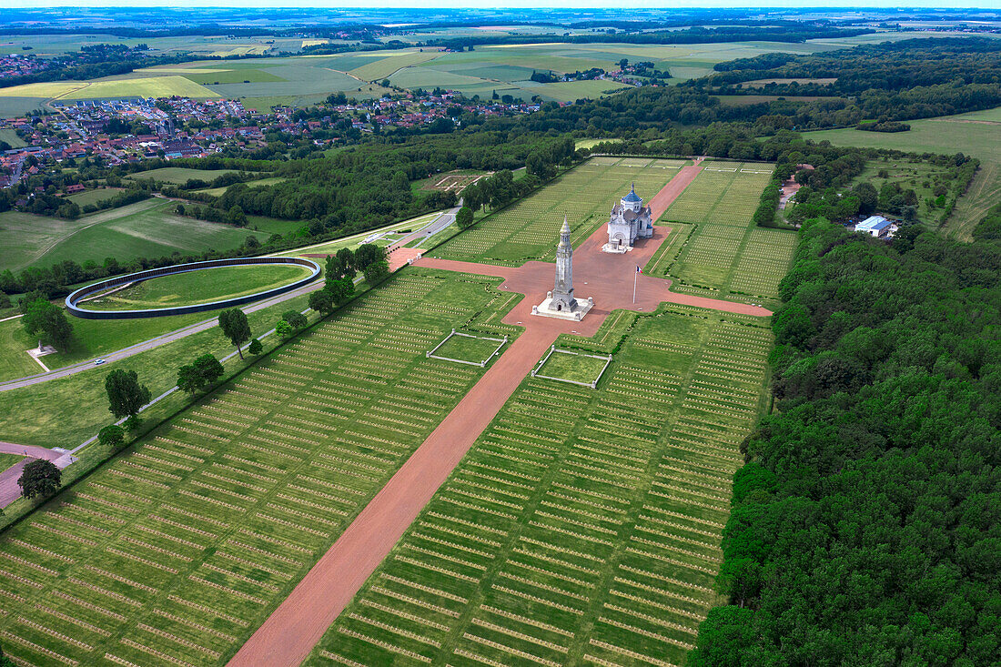 France,Hauts de France,Pas de Calais. WWII Memorial,Notre Dame de Lorette. Ablain saint nazaire