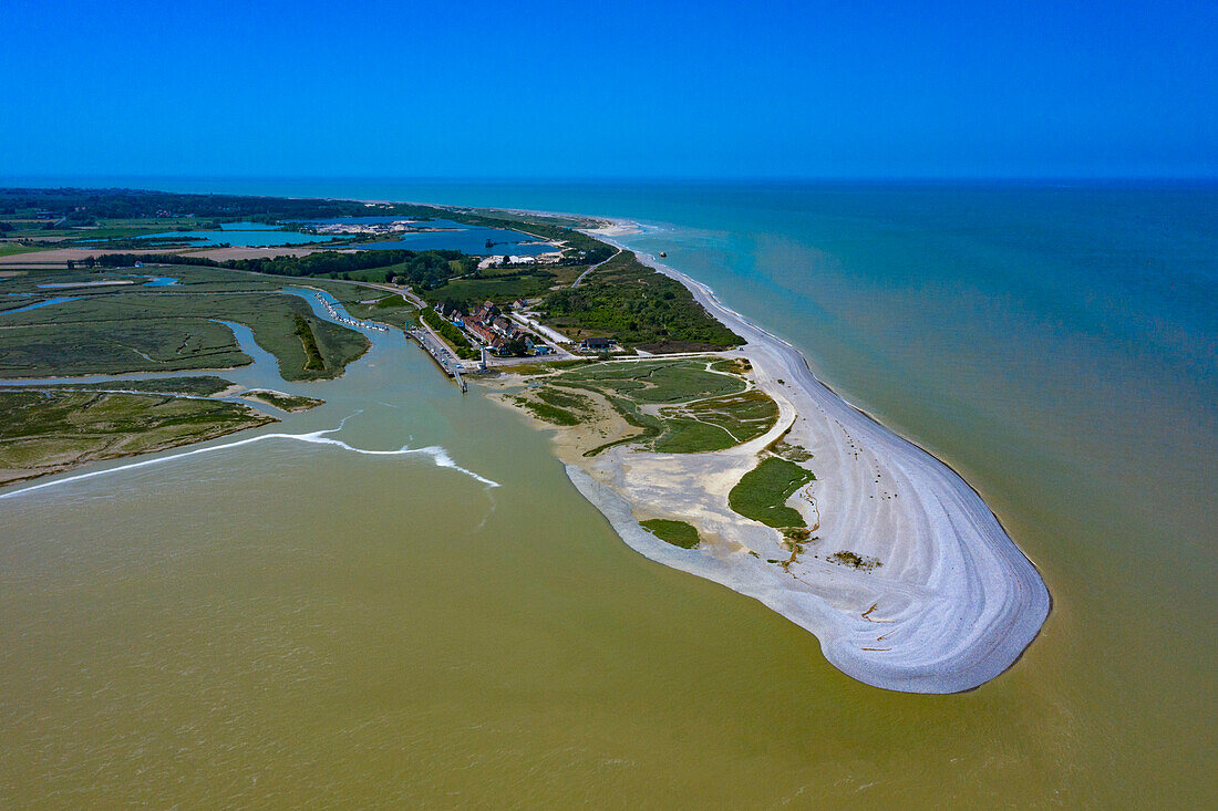 Frankreich,Hauts de France,Somme. Baie de Somme. Le-Hourdel. Spitze Hourdel