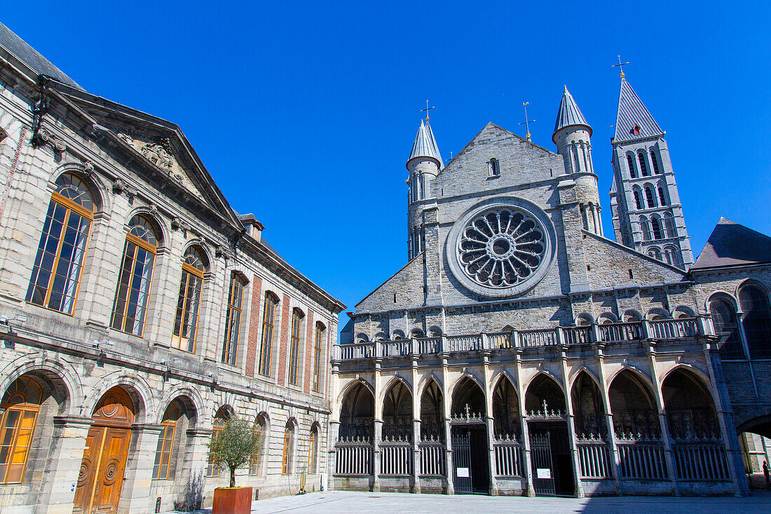 Europe,Belgium,Tournai. Cathedral