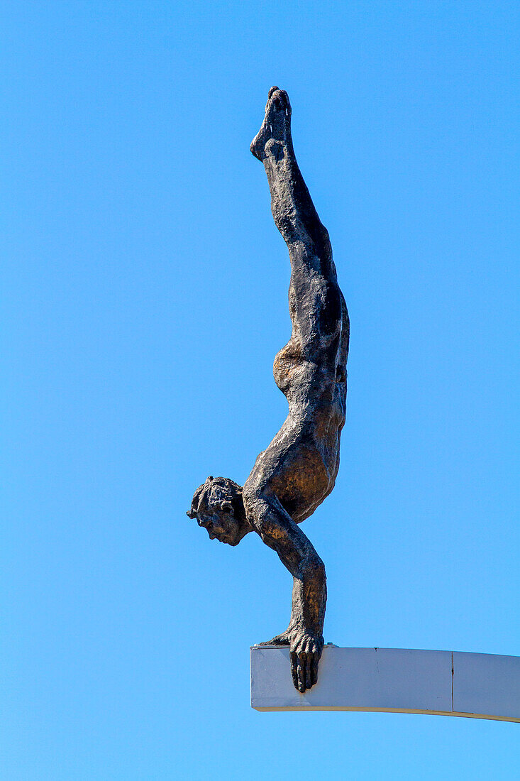 Europe,Belgium,Liege. The diver