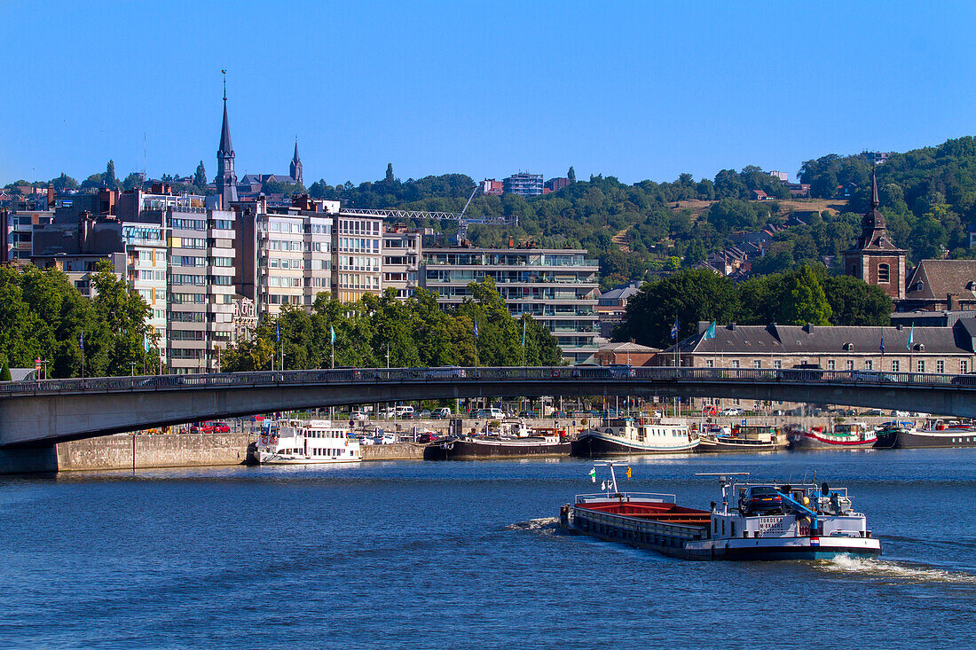 Europe,Belgium,Liege. Meuse River