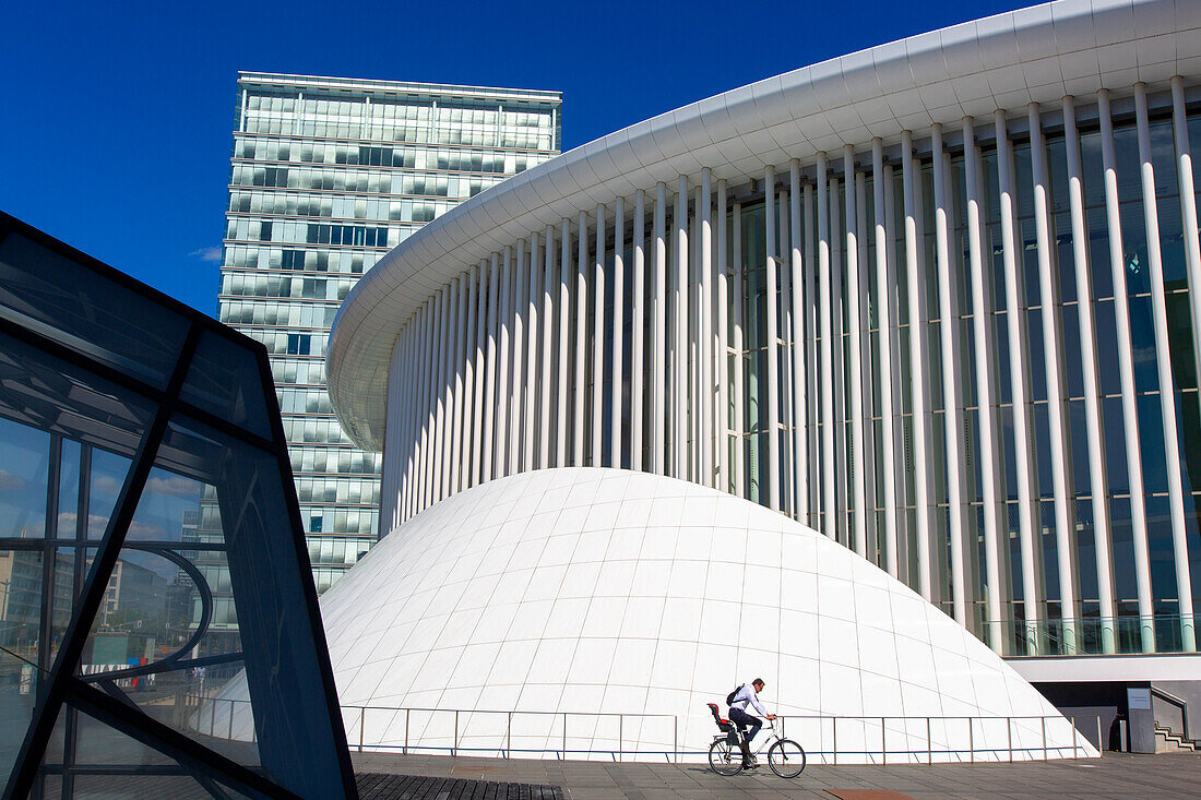 Europa,Luxemburg,Luxemburg-Stadt. Kirchberg,Europa Platz. Die Philharmonie