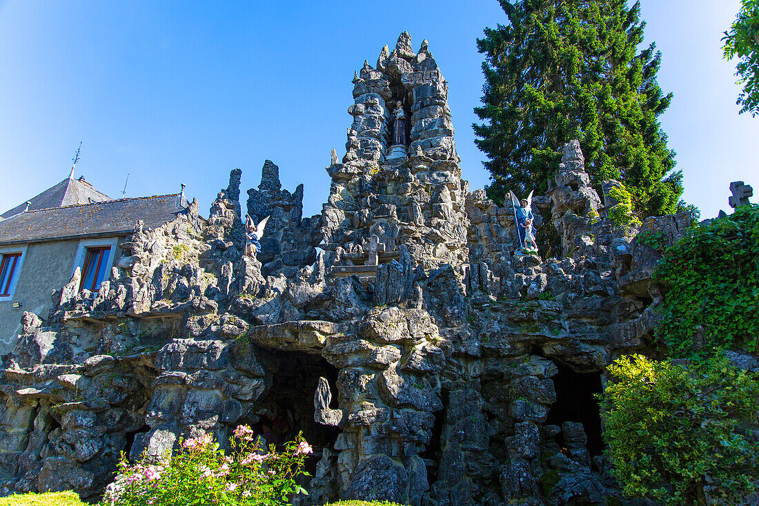 Europa,Belgien,Crupet Condroz. Die Höhle des Teufels