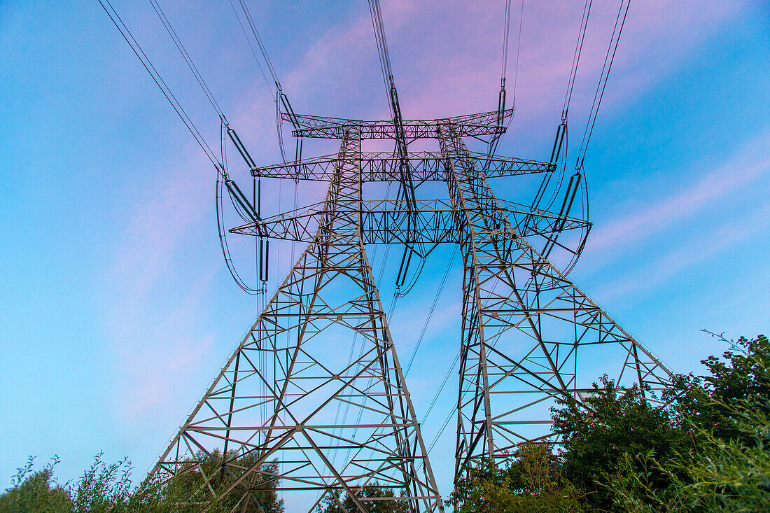 Europe,Nederlands. High voltage pylon