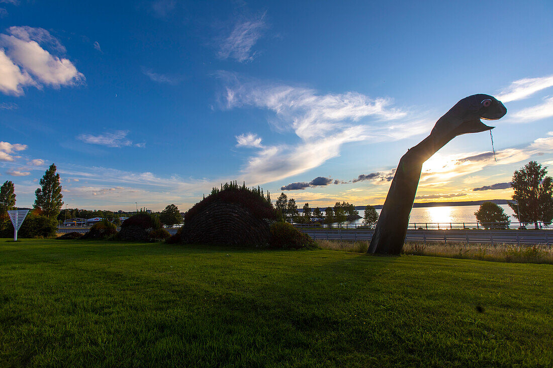 Europa,Skandinavien,Schweden. Jönköping,Huskvarna. Sjoeodjuret Nessi. Das Ungeheuer von Loch Ness