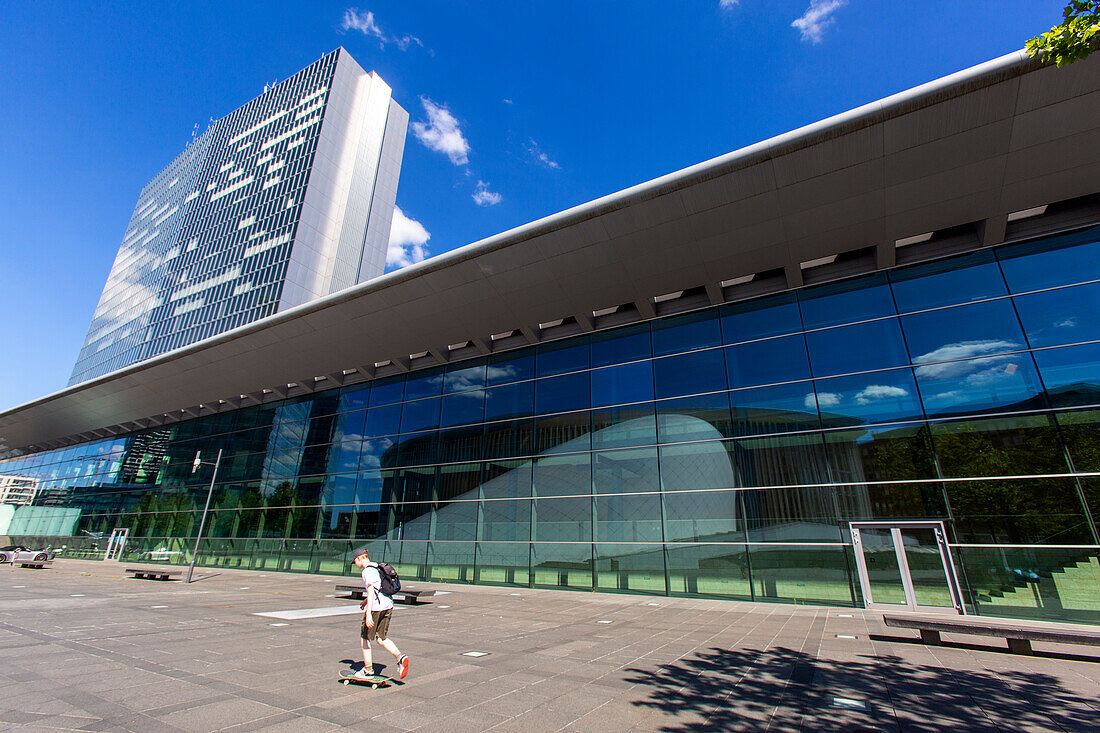 Europa, Luxemburg, Luxemburg-Stadt. Kirchberg. Europäisches Tagungszentrum