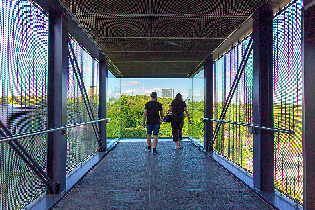 Europe,Luxembourg,Luxembourg City. Pfaffenthal panoramic lift