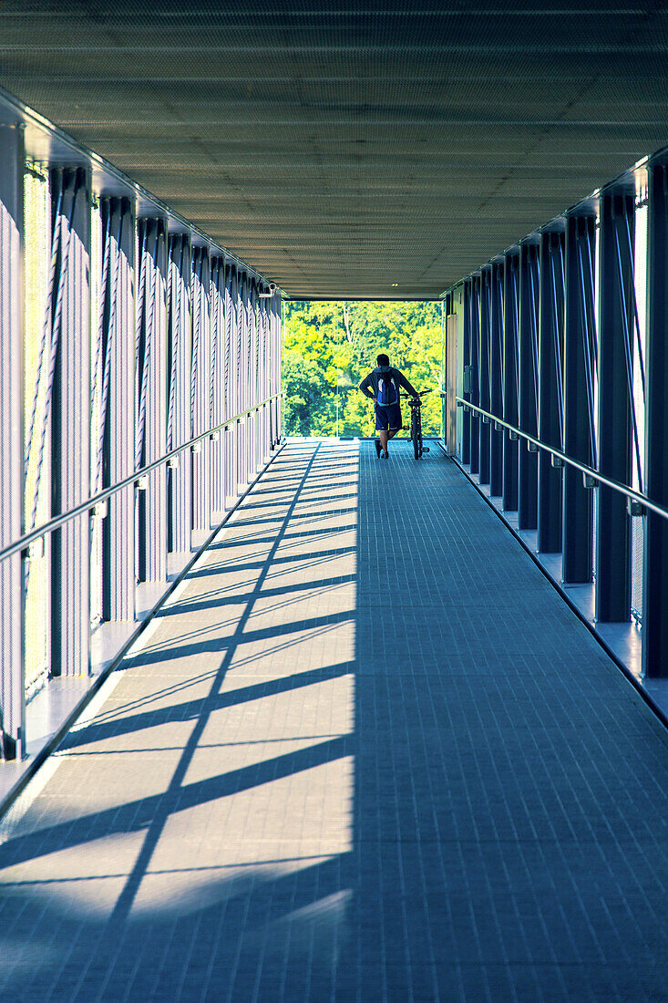 Europe,Luxembourg,Luxembourg City. Pfaffenthal panoramic lift