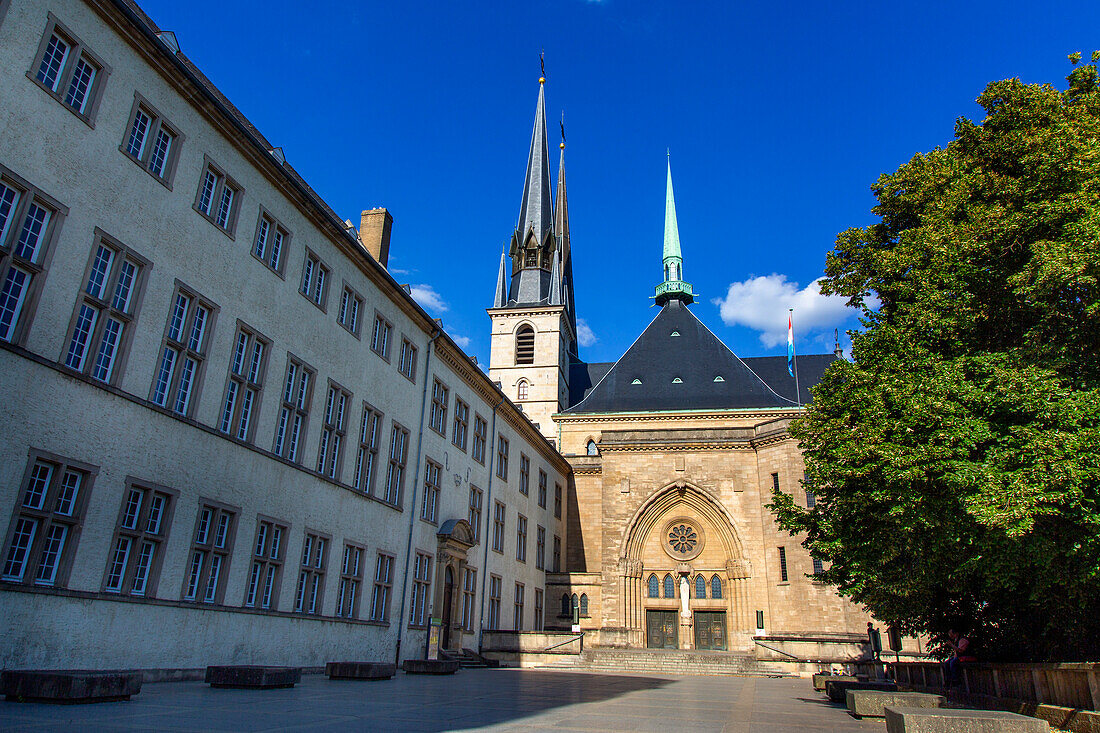 Europe,Luxembourg,Luxembourg City. Notre-Dame of Luxembourg Cathedral