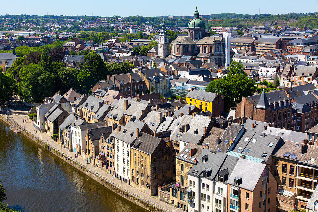 Europe,Belgium,Namur. Sambre River