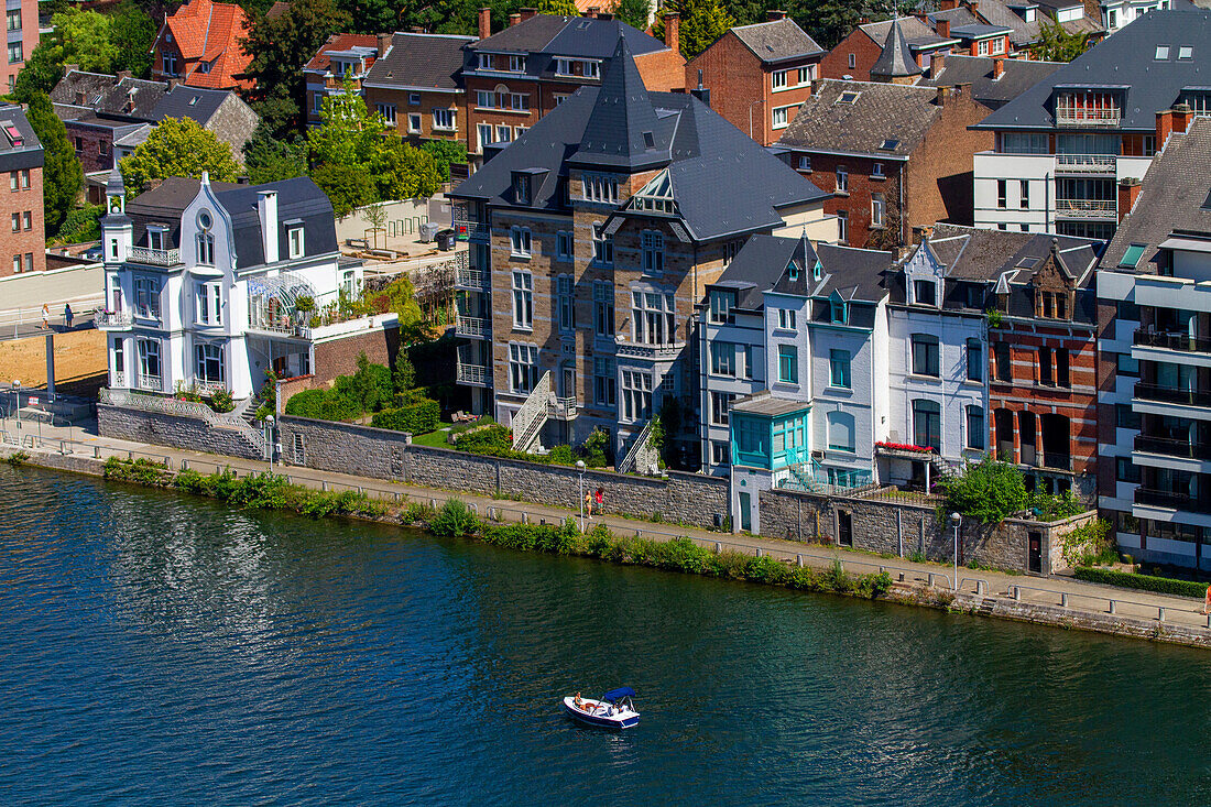 Europe,Belgium,Namur. Sambre River