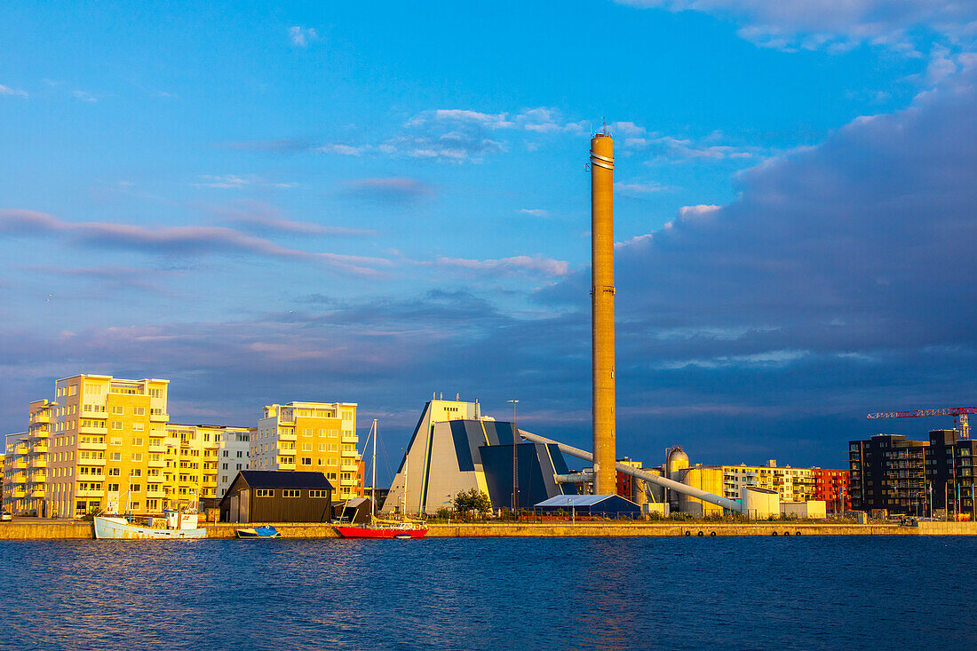 Europa,Skandinavien,Schweden. Schonen. Malmoe. Stadtteil Limhamn. EON Limhamn Fernheizwerk