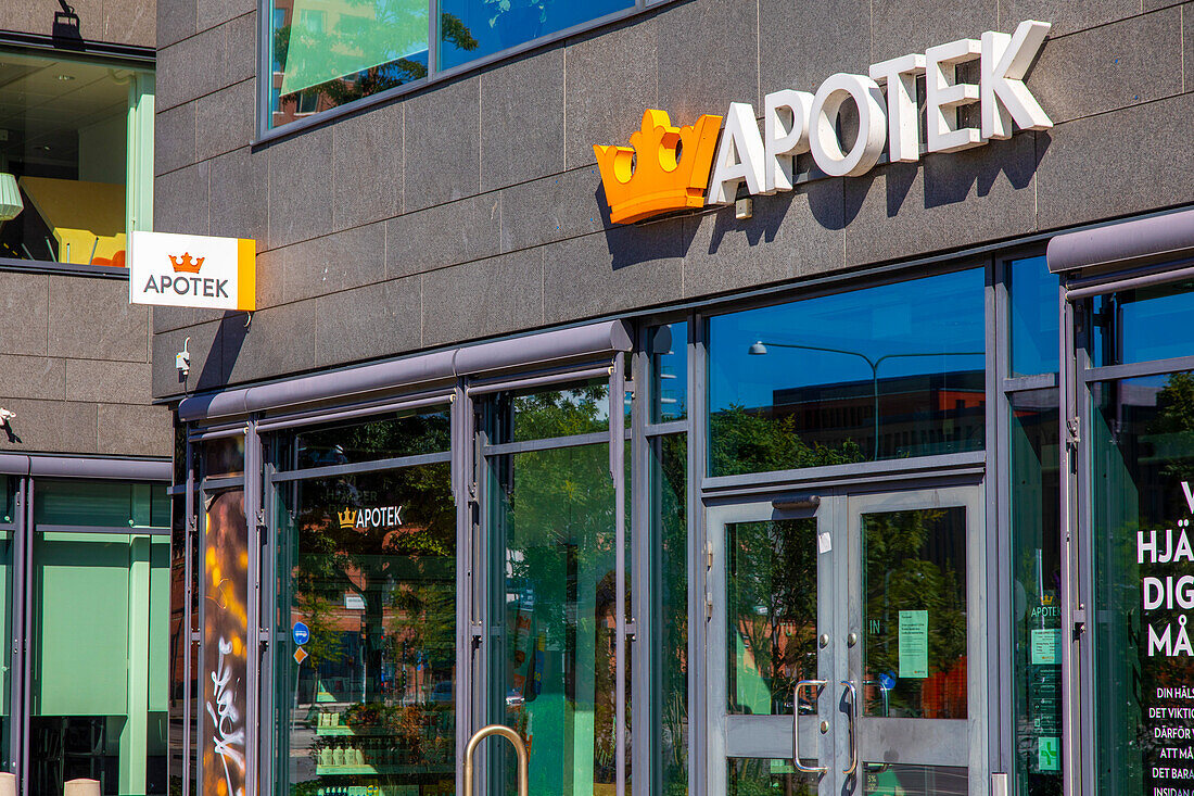 Europa, Skandinavien, Schweden. Skanien. Malmoe. Apotek. Apotheke