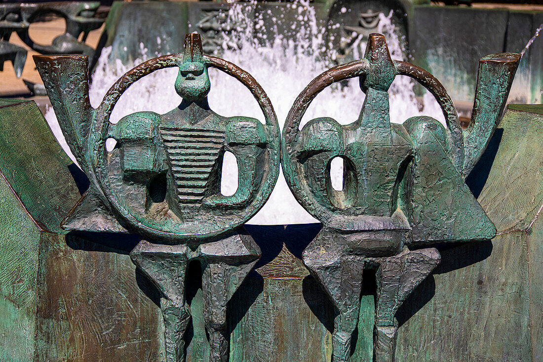 Europa,Skandinavien,Schweden. Schonen. Malmoe. Stortorget Fontaine von Stig Blomberg