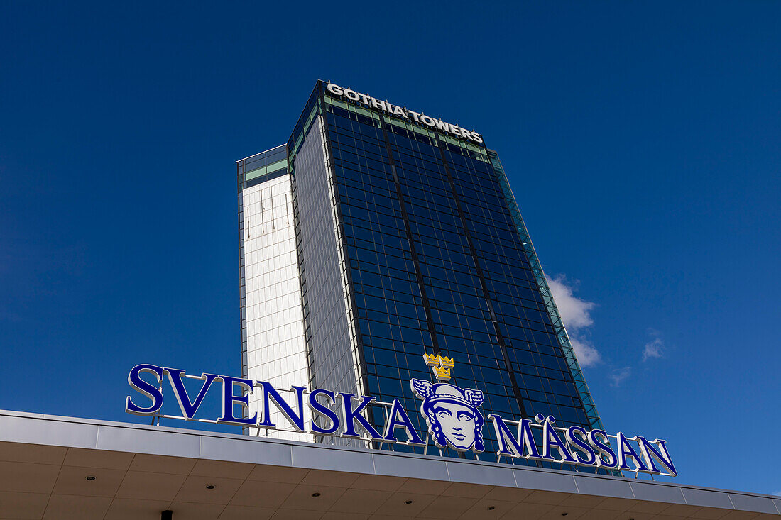 Europe,Scandinavia,Sweden. Goeteborg. Svenska Maessan. Swedish Exhibition and Congress Centre. Gothia Towers