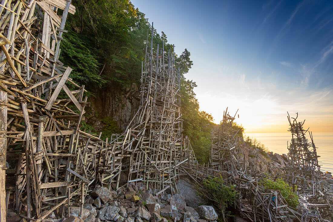 Europa,Skandinavien,Schweden. Kullaberg. Nimis in Ladonien von Lars Vilks