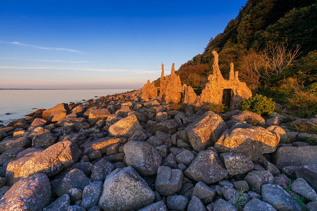 Europe,Scandinavia,Sweden. Kullaberg. Arx by Lars Vilks in Ladonia