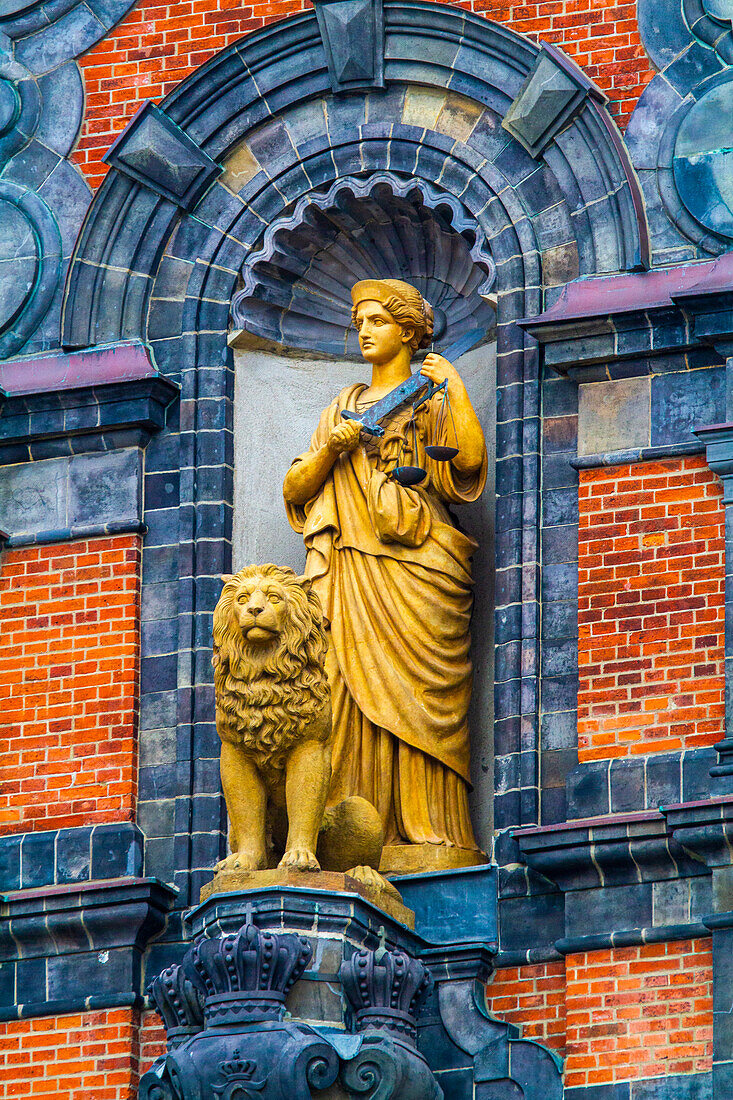 Europa,Skandinavien,Schweden. Schonen. Malmoe. Stortorget. Das Rathaus