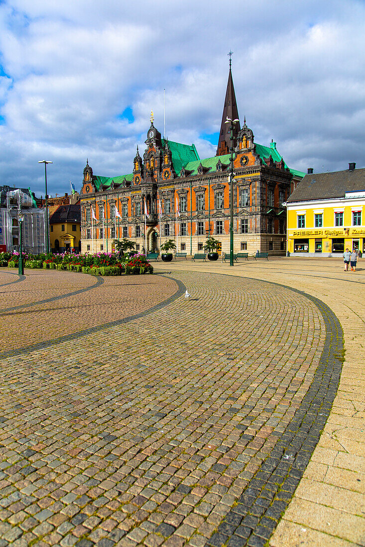 Europa,Skandinavien,Schweden. Schonen. Malmoe. Stortorget. Das Rathaus