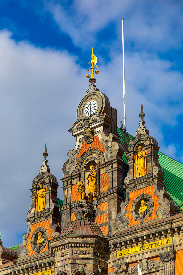 Europe,Scandinavia,Sweden. Skania. Malmoe. Stortorget. Town hall