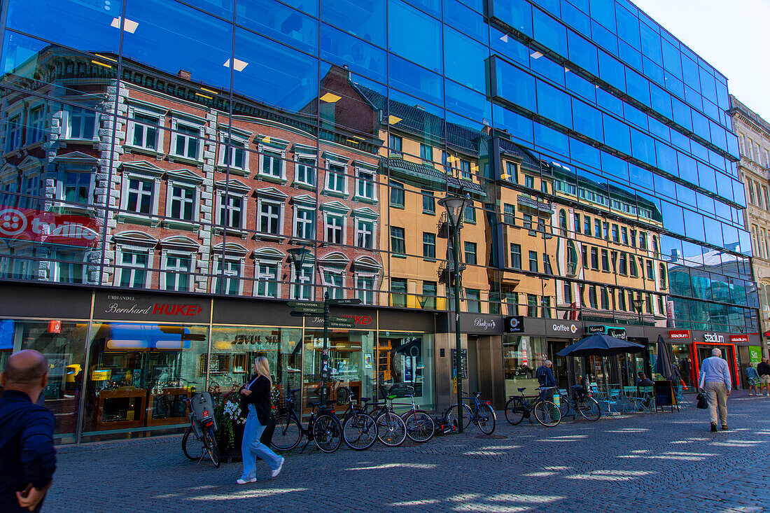 Europe,Scandinavia,Sweden. Skania. Malmoe. Soedergatan Street