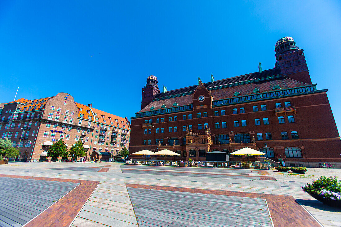 Europe,Scandinavia,Sweden. Skania. Malmoe. Post building